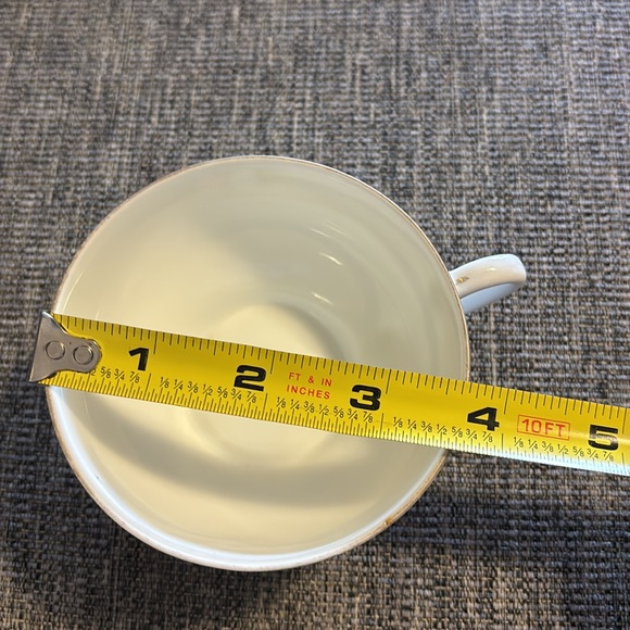 SEDAN NORITAKE HANDPAINTED VINTAGE Floral Teacup Blue and Pink Flowers - Picture 4 of 5